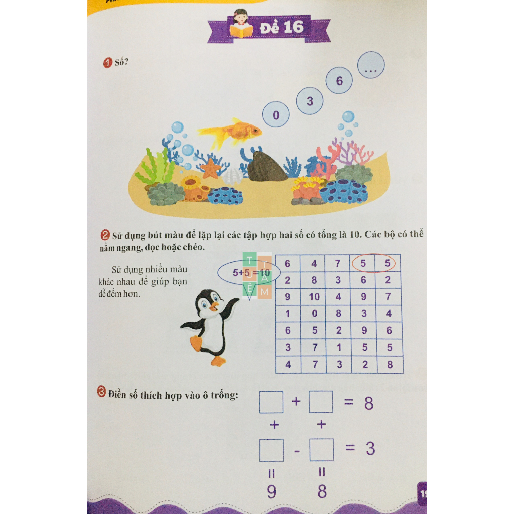 Sách - Phát triển trí thông minh Toán lớp 1