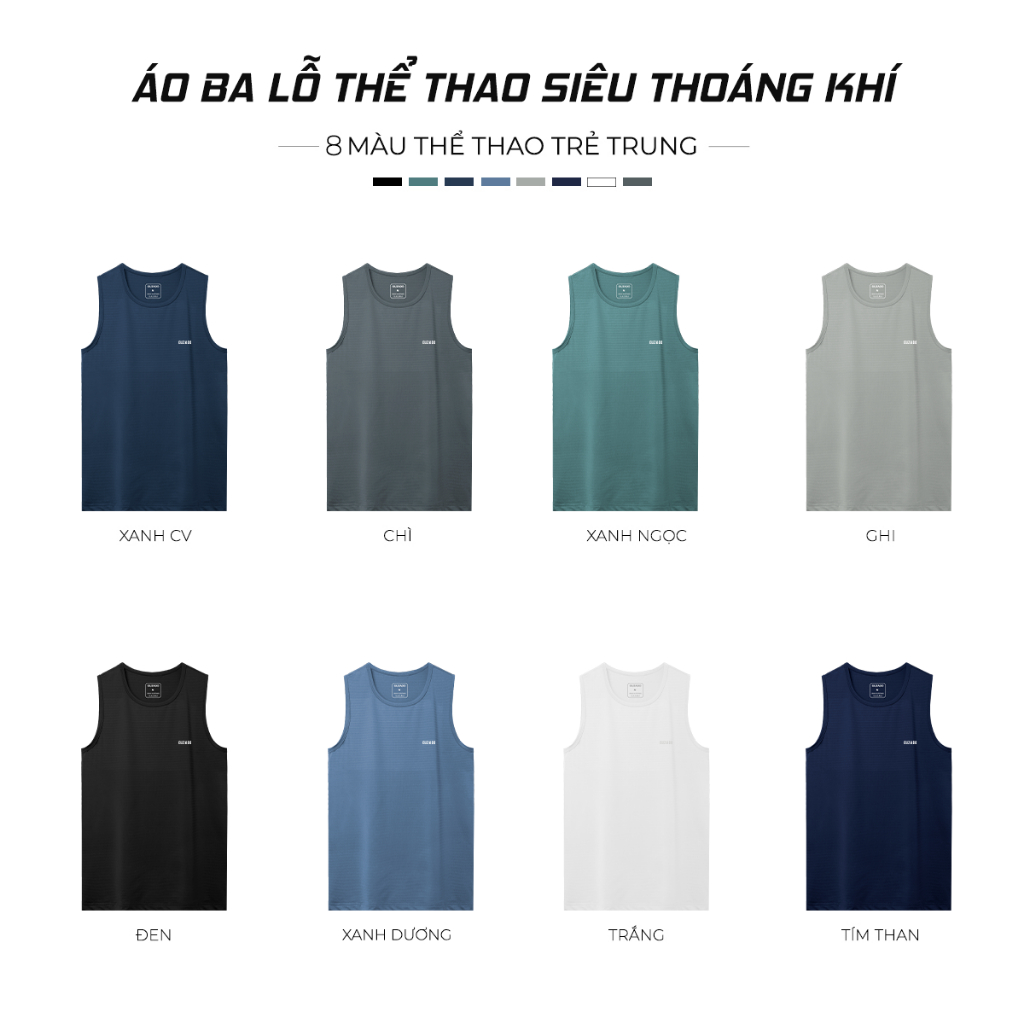 Áo ba lỗ nam Guzado tanktop thể thao khỏe khắn,rộng rãi thoáng mát,vận động thoải mái GTT01