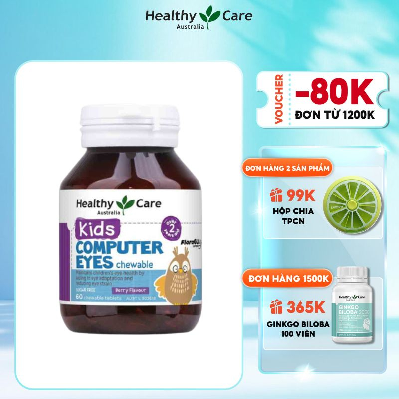 Viên bổ mắt cho bé Healthy Care Kids Computer Eyes 60 viên