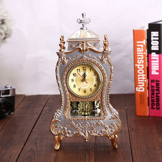 Đồng hồ để trang trí tủ, kệ, size lớn phong cách hoàng gia, hoài cổ - có nhạc thay đổi theo từng giờ - DB20