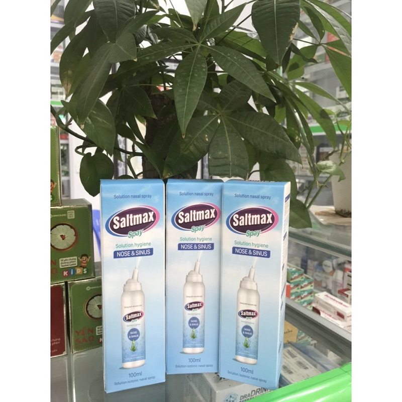 Dung dịch vệ sinh mũi Saltmax spay  vệ sinh sạch mũi hàng ngày