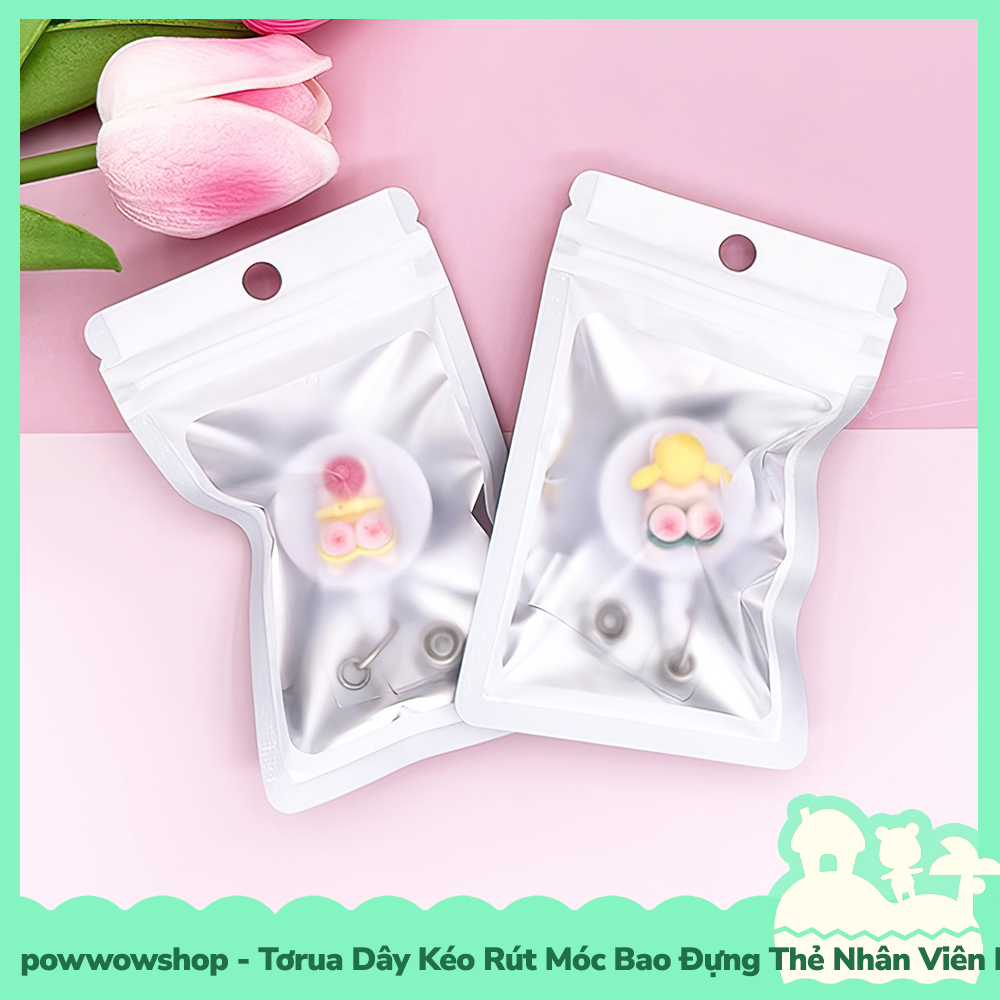 [Sẵn VN - Hỏa Tốc] Tơrua Dây Kéo Rút 60cm Móc Bao Đựng Thẻ Nhân Viên Phong Cách Beach Girl Thú Vị