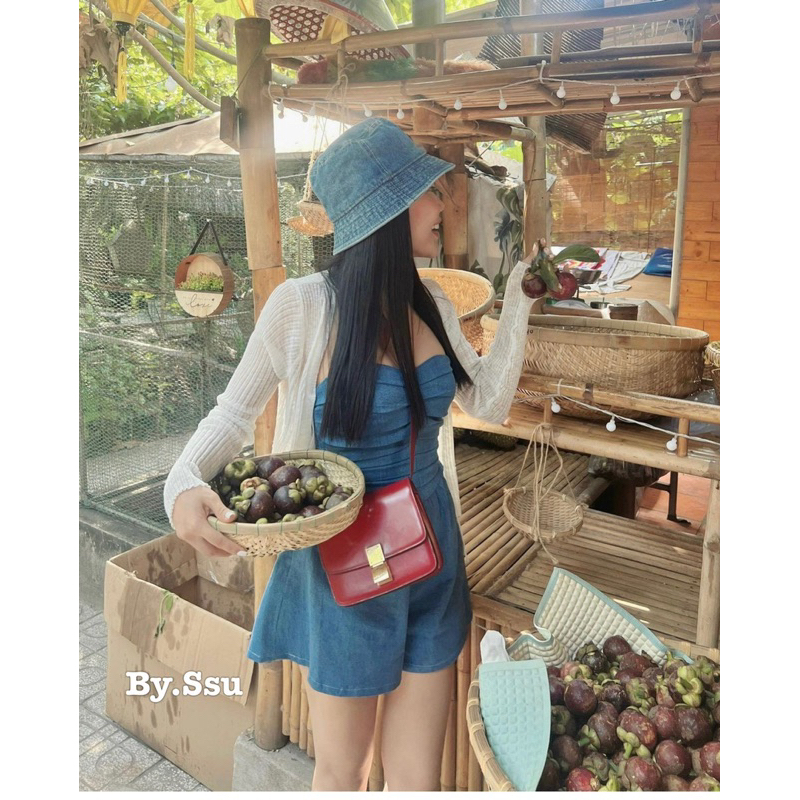 Jum liền jeans chiết eo hàng l1 hot hit mùa hè