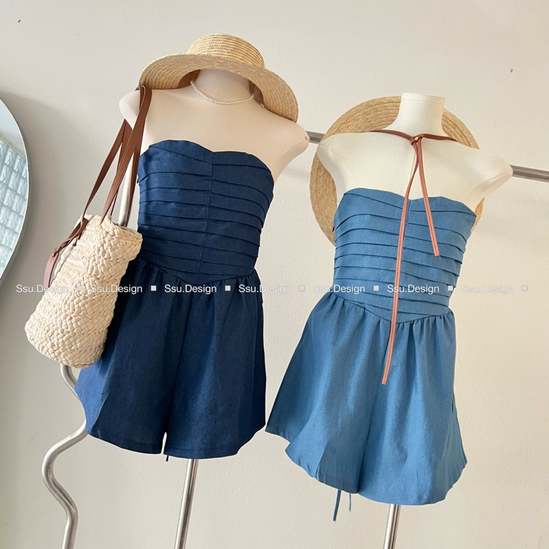 Jum liền jeans chiết eo hàng l1 hot hit mùa hè