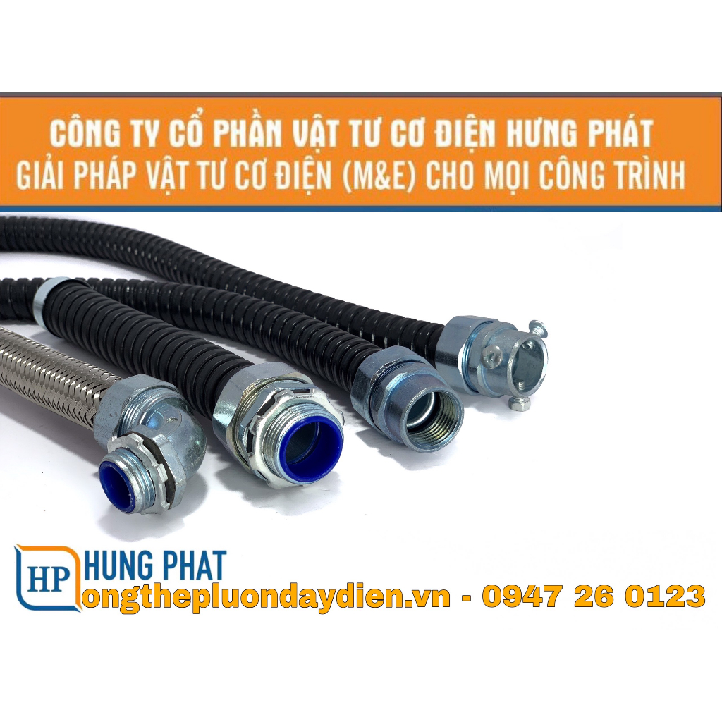 Ống ruột gà lõi thép bọc nhựa PVC