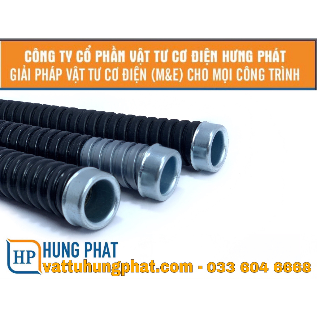 Ống ruột gà lõi thép bọc nhựa PVC
