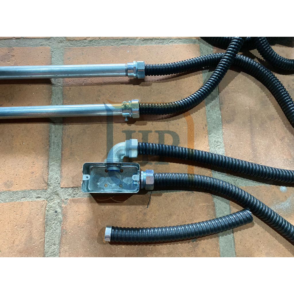 Ống ruột gà lõi thép bọc nhựa PVC