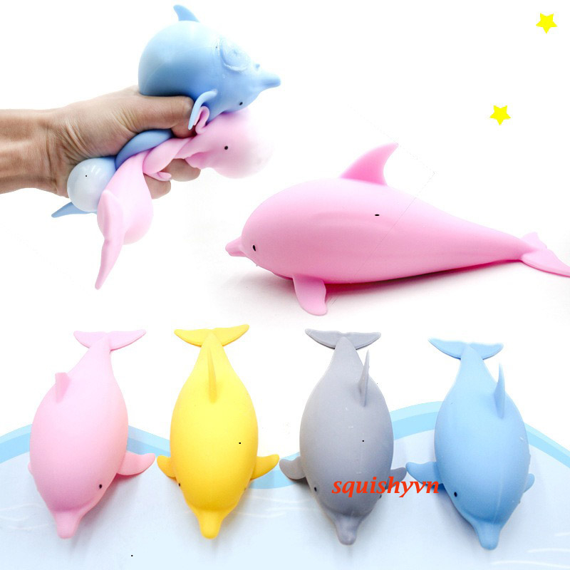 Squishy hình CON CÁ HEO đồ chơi bóp tay mềm mịn dễ thương chân thực giảm stress co dãn đàn hồi ngộ nghĩnh bóp giải trí
