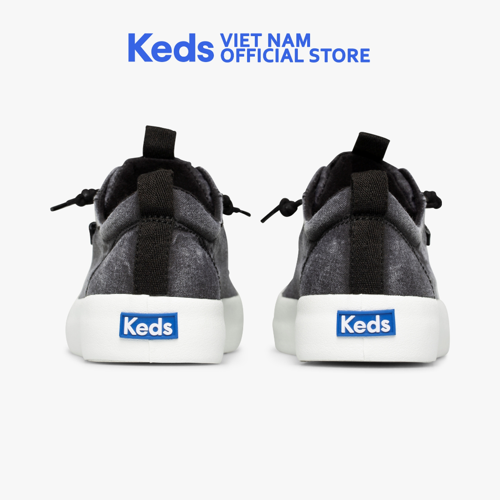 Giày Keds Nữ- Kickback Canvas Black- KD066040