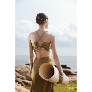 Áo 2 dây cổ đổ hở lưng D.CHIC MS: 1821986