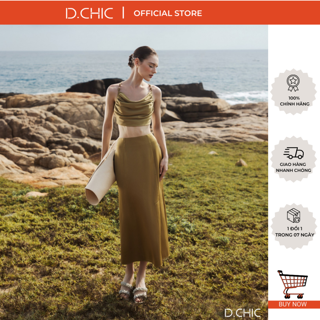 Áo 2 dây cổ đổ hở lưng D.CHIC MS: 1821986
