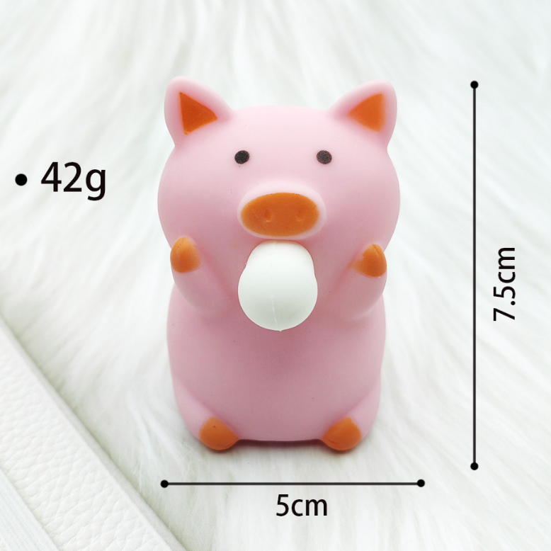 Thú thổi bong bóng siêu đáng yêu,Thú silicon,đồ chơi giảm tress