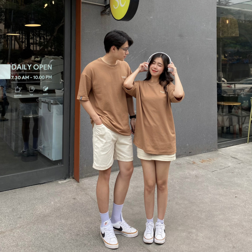 Áo thun Unisex ngắn tay 360 Boutique phông nam nữ basic tee form rộng 4 màu thoáng mát - APHOL402