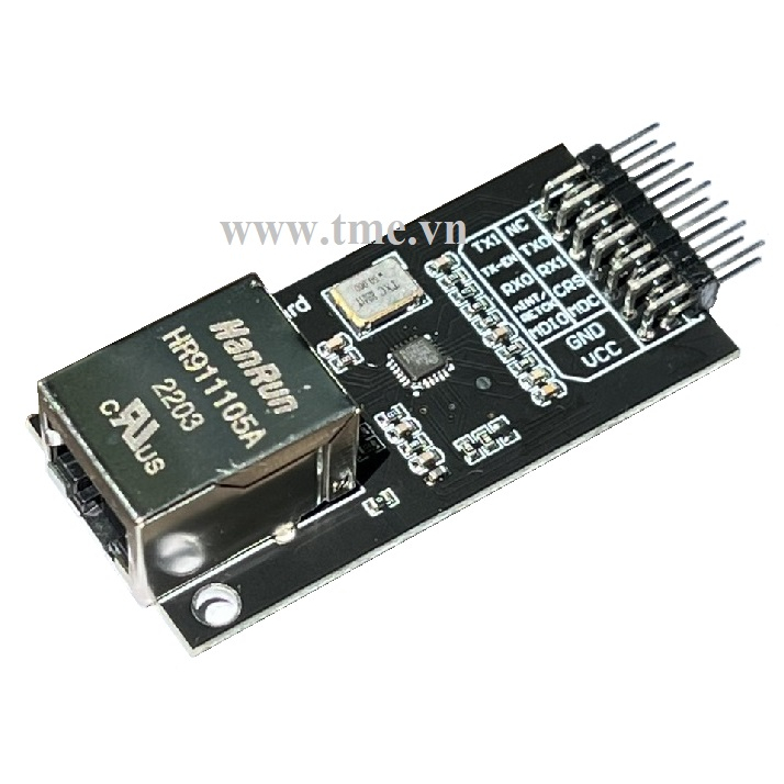 10 /100 Mb/s Mode Ethernet Transceiver LAN8720 Onboard