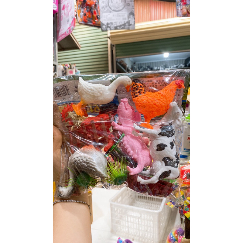 Túi mô hình đồ chơi các con vật, túi thú, khủng long