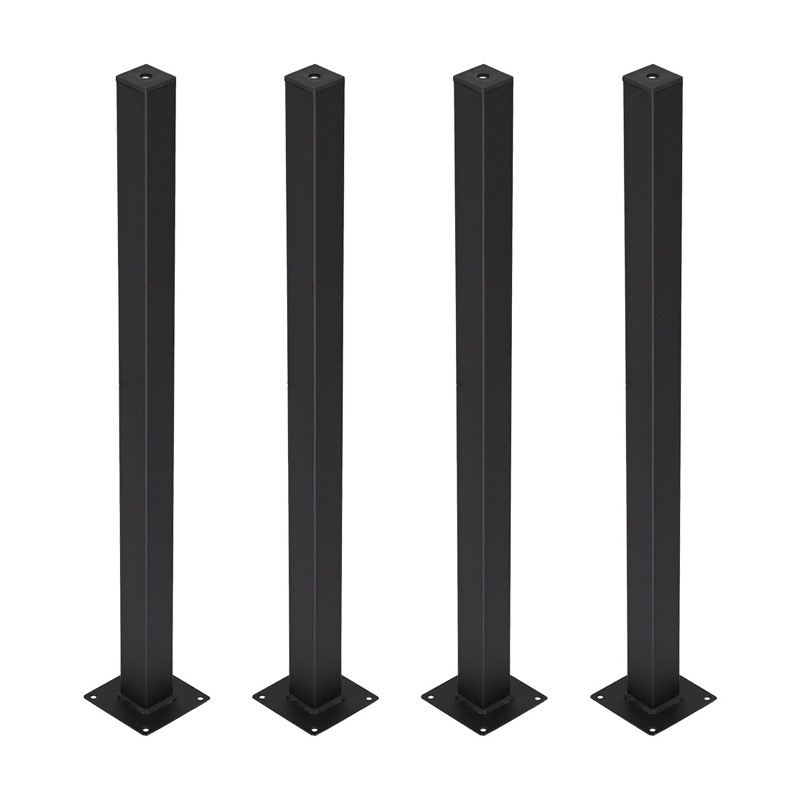 Chân bàn sắt . 1 bộ gồm 4 chân - chân trụ đứng vuông 30x30 đay 1.2 ly sơn tĩnh điện