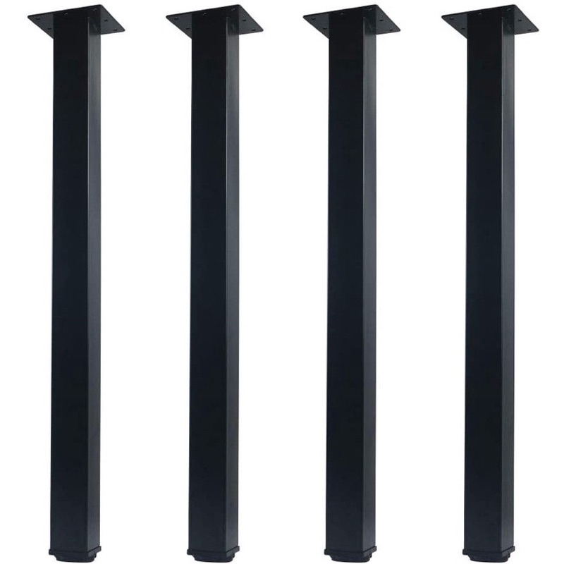 Chân bàn sắt . 1 bộ gồm 4 chân - chân trụ đứng vuông 30x30 đay 1.2 ly sơn tĩnh điện