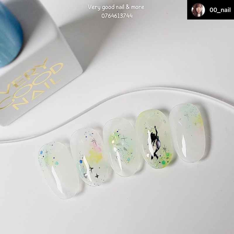 Very good nail - Tách lẻ set sơn gel nhũ Jelly Fish 1 màu