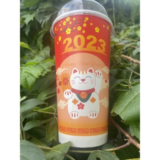 COMBO 100 cái Ly giấy Tết 22oz - 660ml