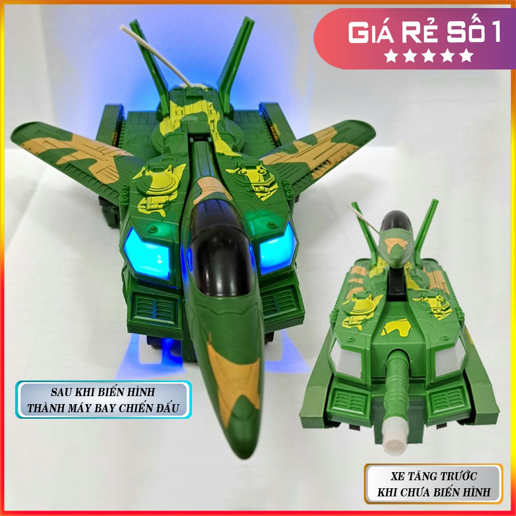 TRÒ CHƠI XE TĂNG ĐIỀU KHIỂN BIẾN HÌNH THÀNH MÁY BAY DÙNG SẠC PHÁT NHẠC CÓ ĐÈN