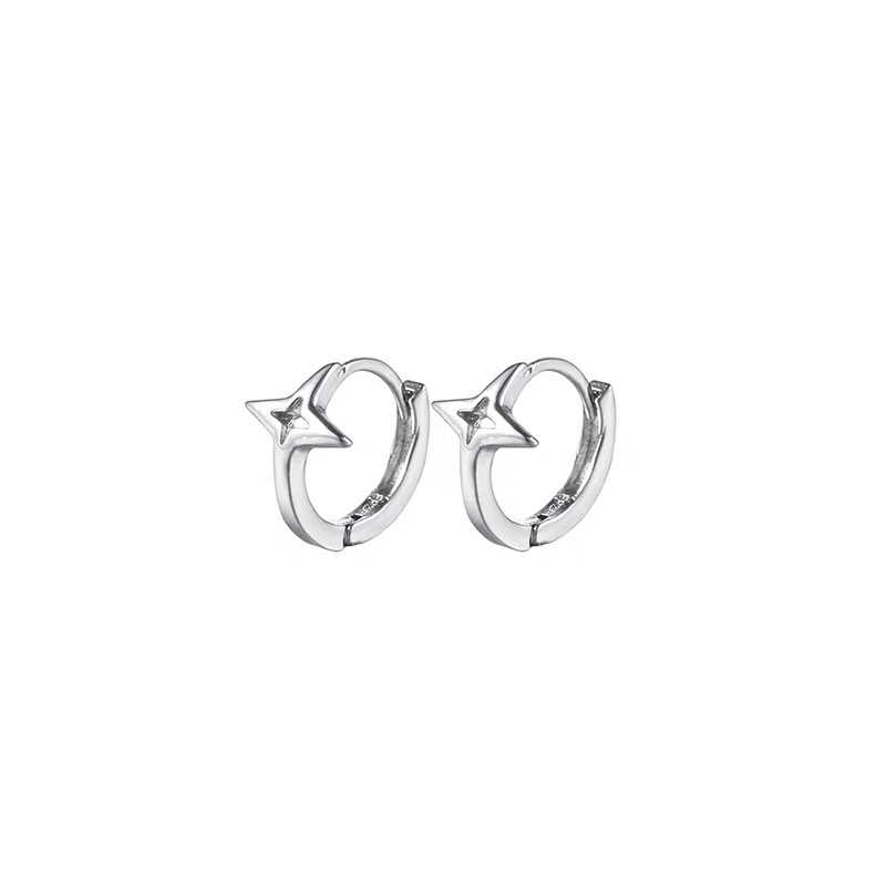 Khuyên tai bấm Nam , Nữ cá tính BẠC TA byDUM