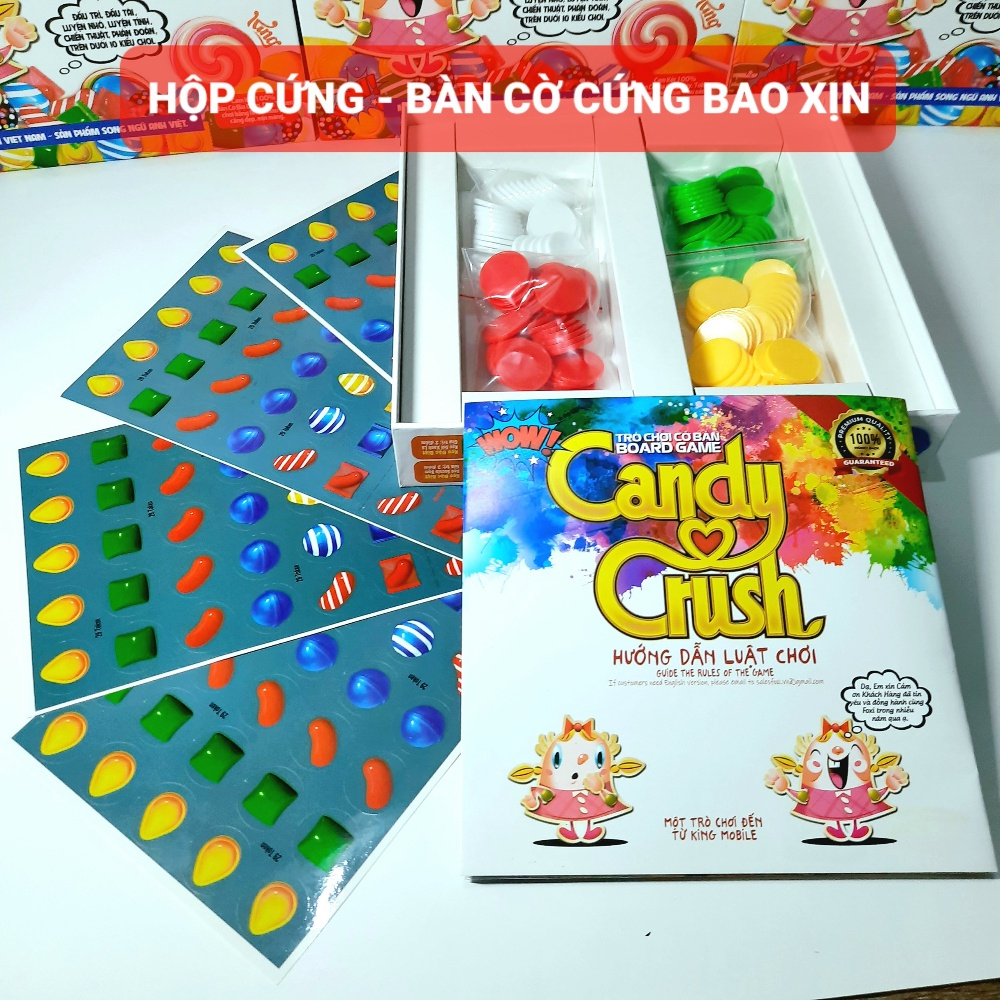 [Bọc Bài hoặc ]Bộ Candy Crush Foxi và Bộ Cuộc Đua Sao Chổi 2023, Board game HAY, đồ chơi phát triển tư duy MecoMart