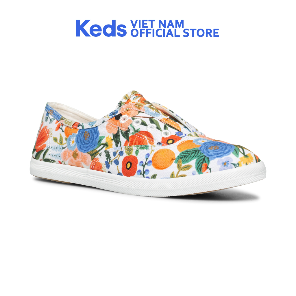 Giày Keds Nữ- Chillax Canvas White Multi- KD066086