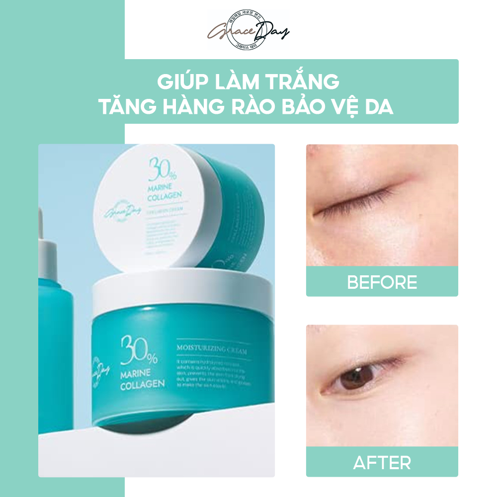 Kem Dưỡng Da Mắt GRACEDAY MARINE COLLAGEN DARK CIRCLE EYE CREAM 30ml