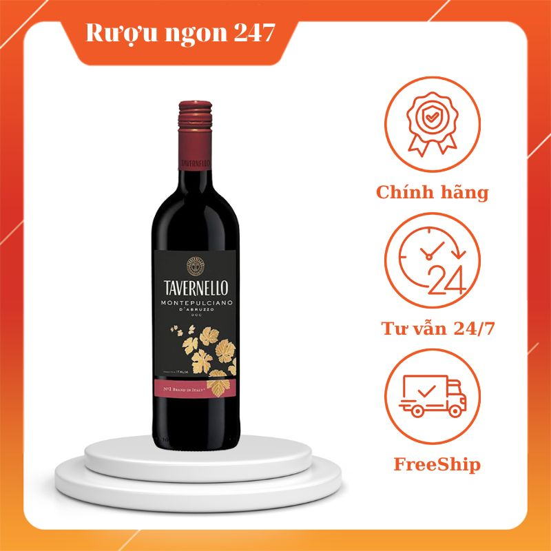 Rượu Vang đỏ Y Tavernello Montepulciano D’Abruzzo 750ml