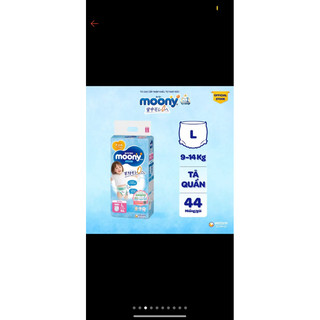 Thanh lý Bỉm Moony L50,Xl38 bé gái còn nguyên tam mác