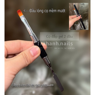 Cọ đắp gel 2 đầu siêu tiện chất lông chồn