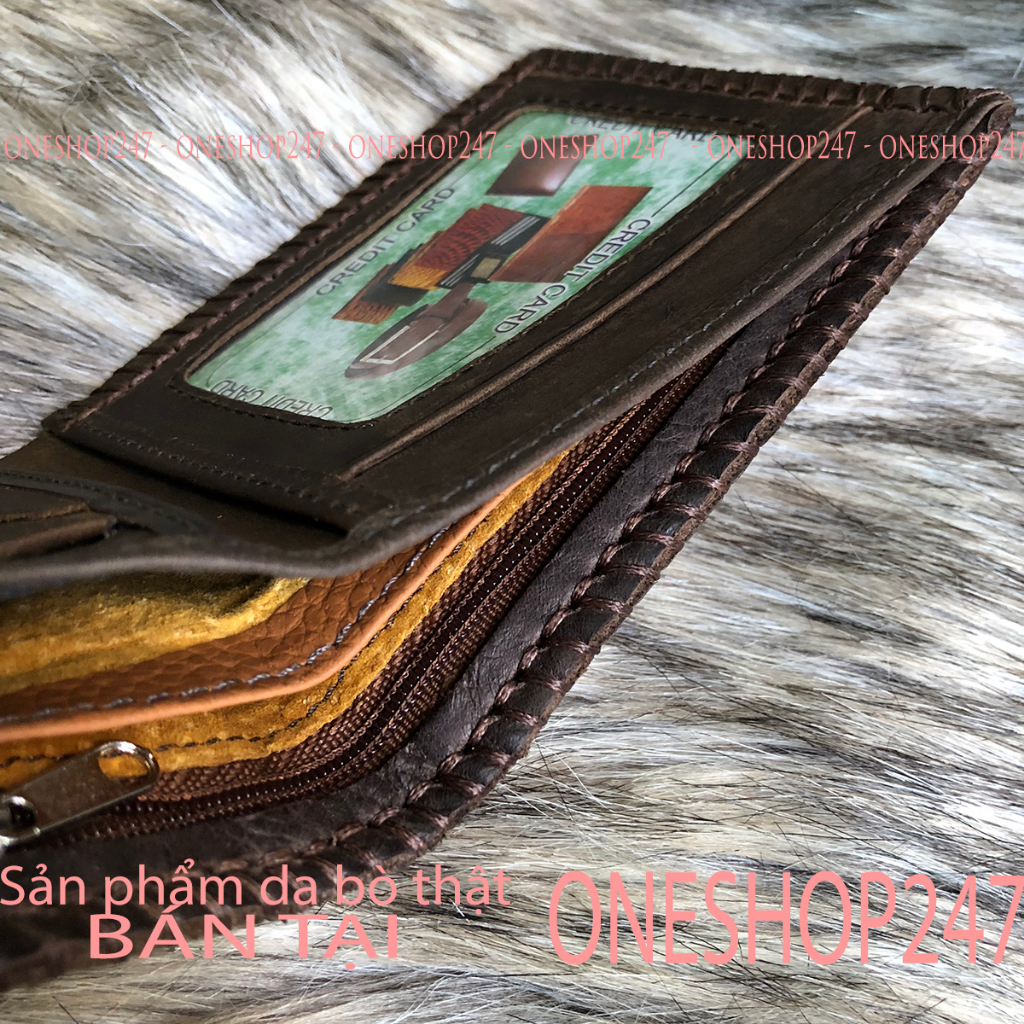 A79V - Bóp nam, ví nam da bò thật 100%, chuẩn đẹp xịn xò