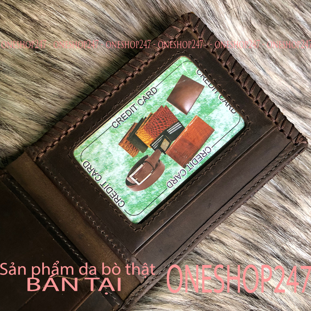 A79V - Bóp nam, ví nam da bò thật 100%, chuẩn đẹp xịn xò