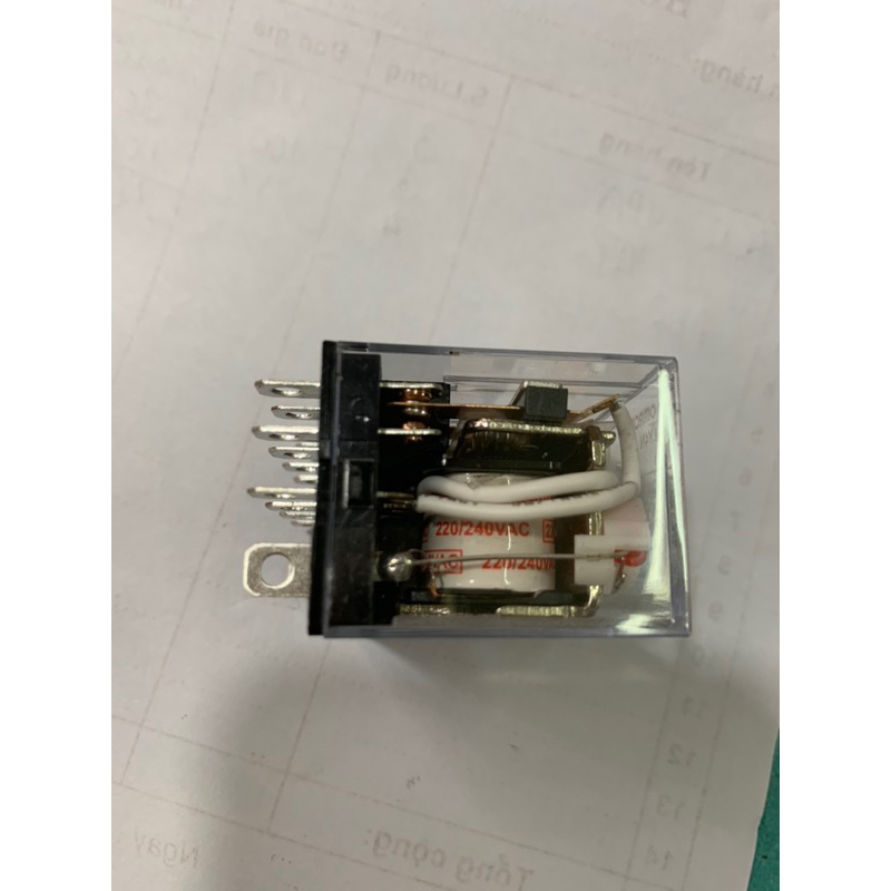 Relay Trung Gian Omron LY4N 14 chân to 10A 220VAC, 110VAC, 24VDC, 12VDC