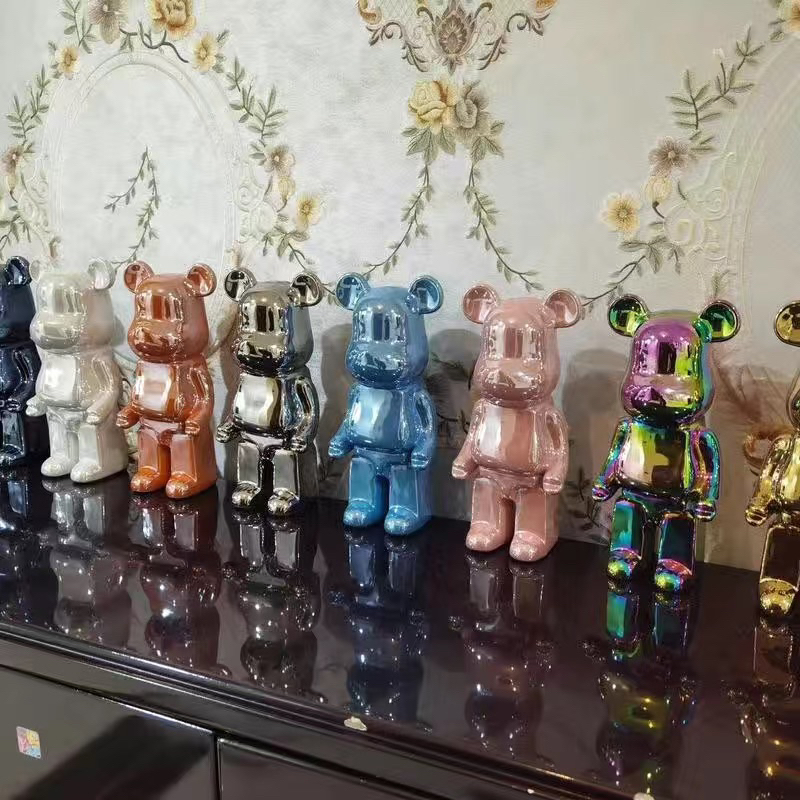 Gấu Bear Brick Gốm Trang Trí Phong Cách Bắc Âu