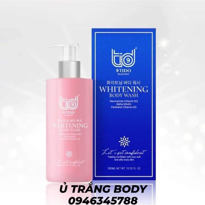 kem ủ dưỡng trắng da body 9Tido.