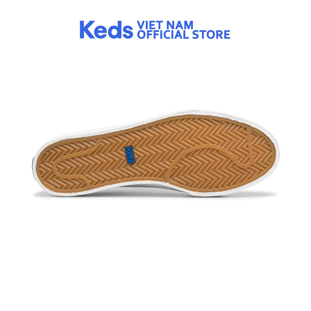 Giày Thể Thao Keds Nữ- Jump Kick Dou Leather White- KD064960