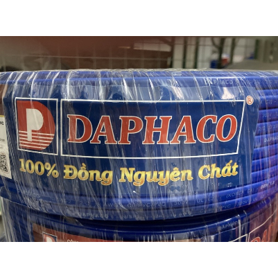 [ Cuộn 100 mét] Dây điện Daphaco đôi dẹp 2x2.5 2 lớp vỏ- Hàng chính hãng