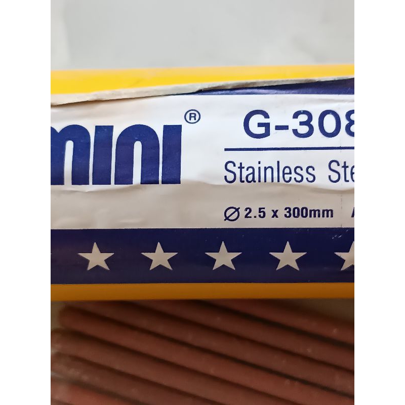 10 Que Hàn INOX 308 Loại  2Ly,  2.5Ly, 3.2Ly