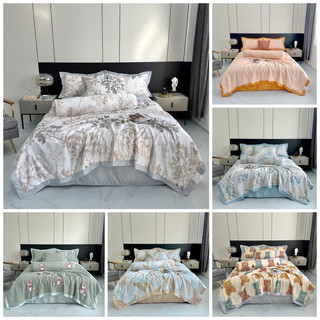 [ SIÊU SALE ] Set chăn ga lụa thái 100s siêu mát lạnh