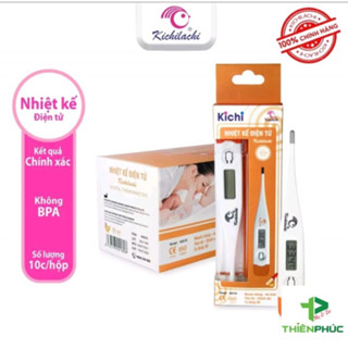 Nhiệt kế điện tử Kichilachi kèm pin, đo chuẩn dễ sử dụng