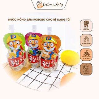 Nước hồng sâm hoa quả Pororo hàn quốc cho bé