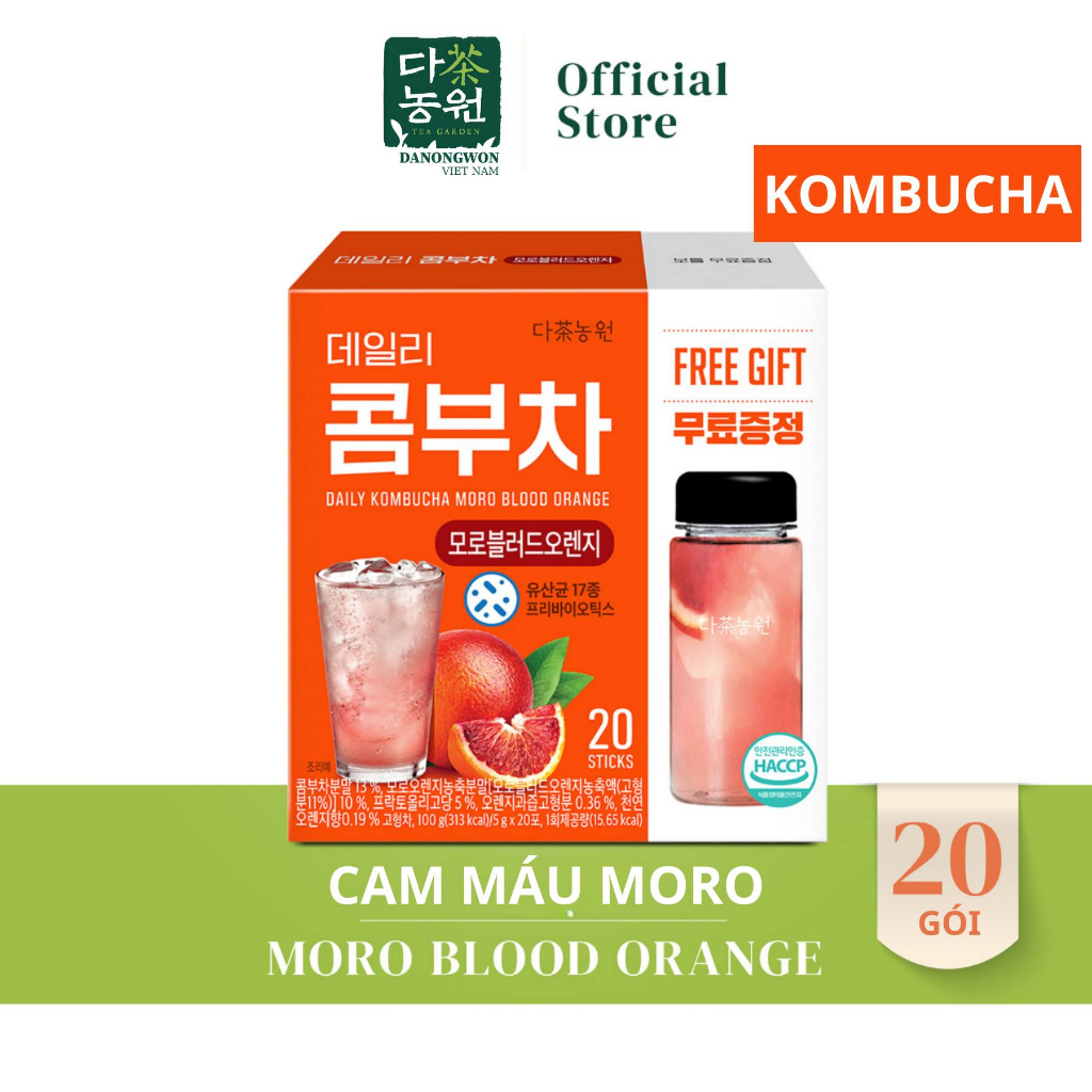 Trà KOMBUCHA Cam Máu MORO DANONGWON