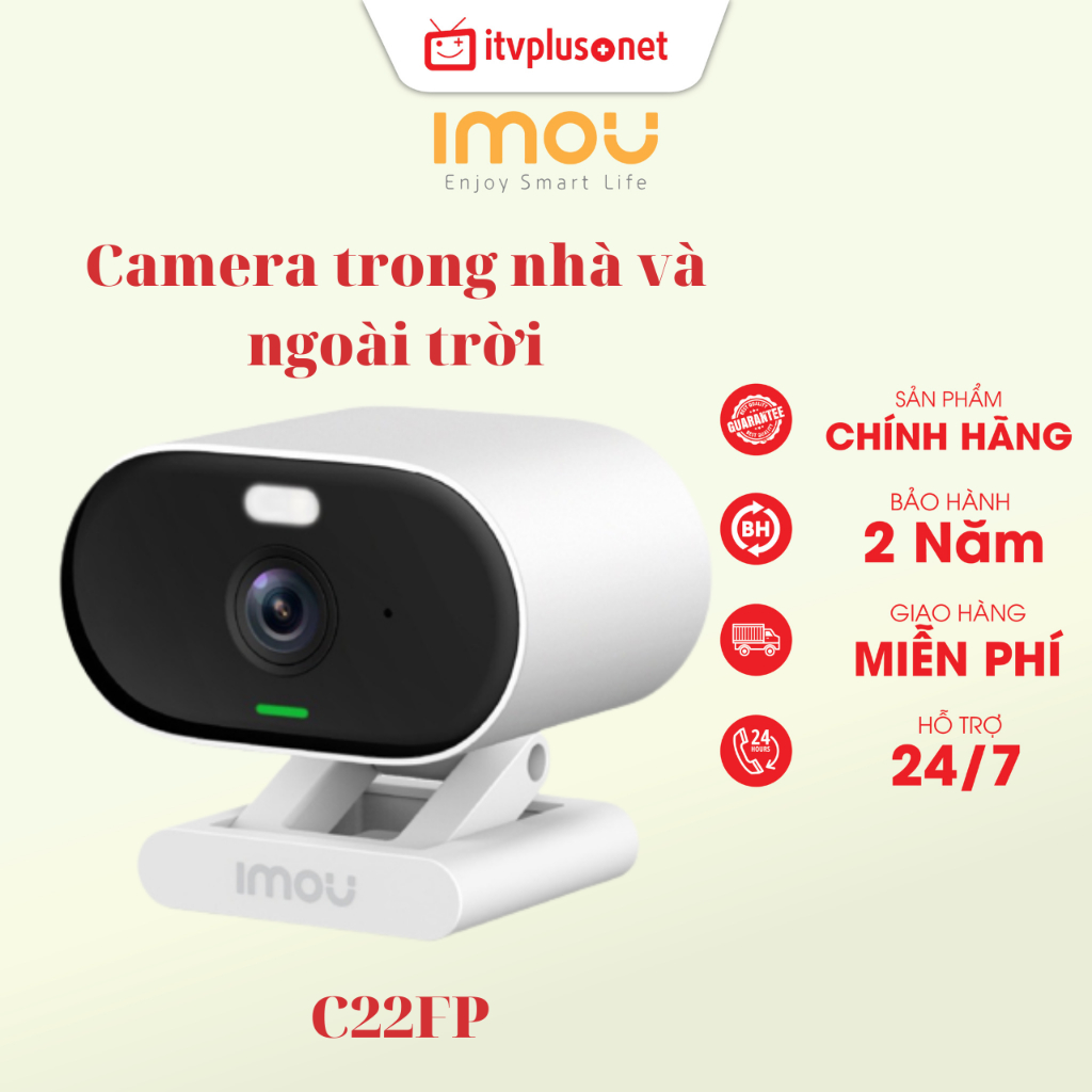 Camera Wifi trong nhà và ngoài trời Imou Versa I IPC-C22FP I Đàm thoại I Màu ban đêm