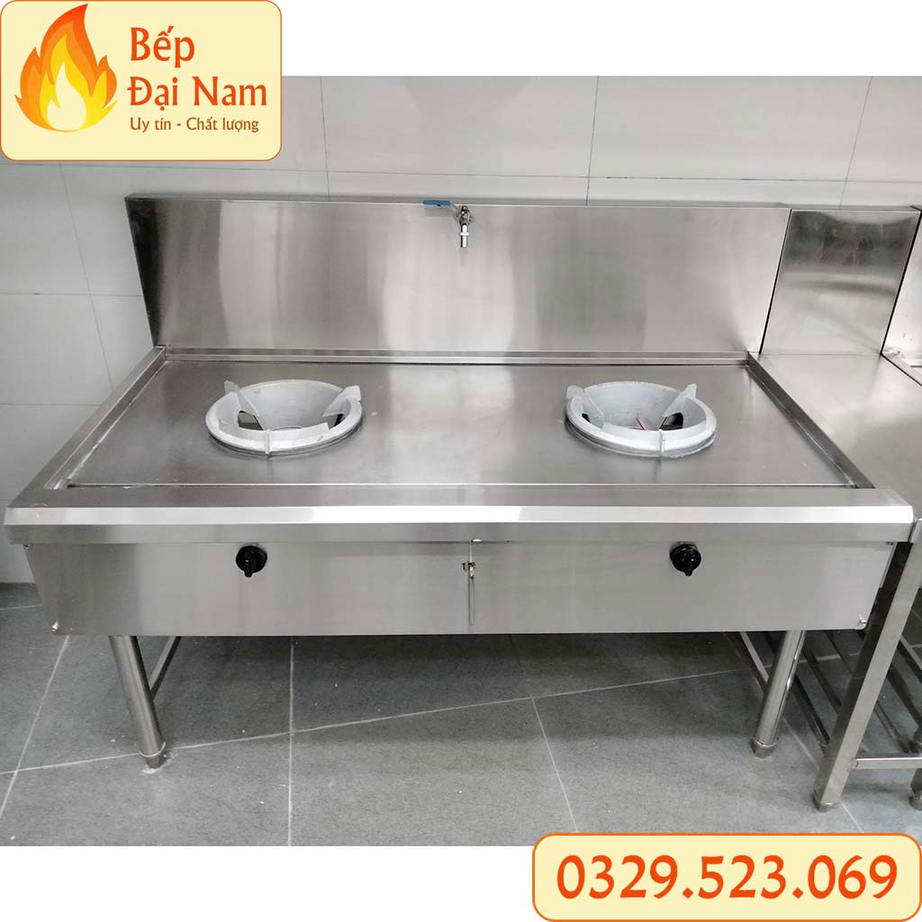 Bếp gas công nghiệp 2 họng, bếp á đôi chất lượng cao, siêu bền đẹp