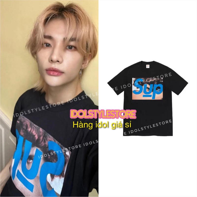 Máo thun tay lỡ Sup Hyunjin Straykids