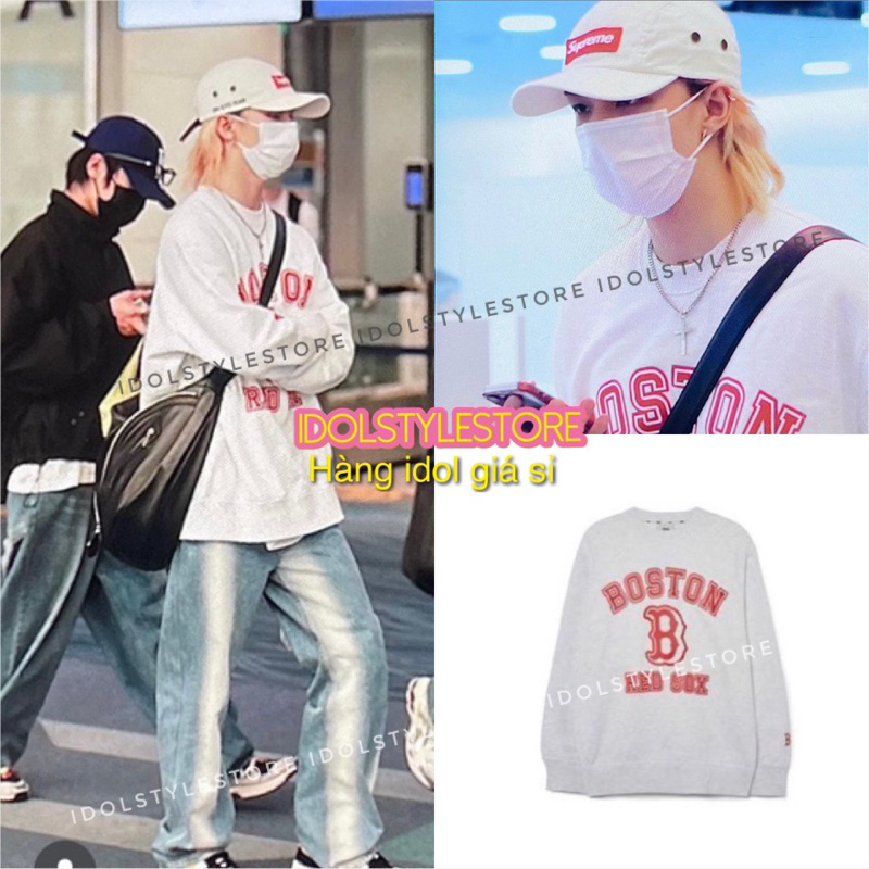 Áo nỉ Boston Hyunjin Straykids