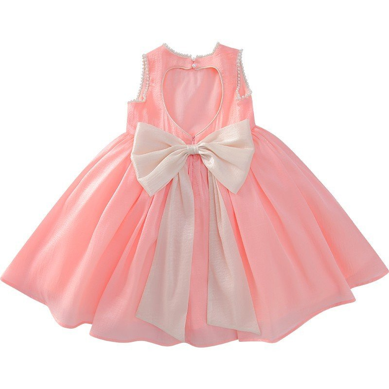 [Mã FADEP2212 giảm 10k đơn từ 99k] Đầm váy công chúa cho bé gái Tutupetti nơ lưng không tay xinh xắn đáng yêu