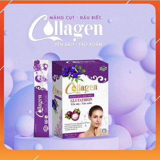 Collagen măng cụt đậu biếc zenpali chính hãng hộp 30 gói - mp08