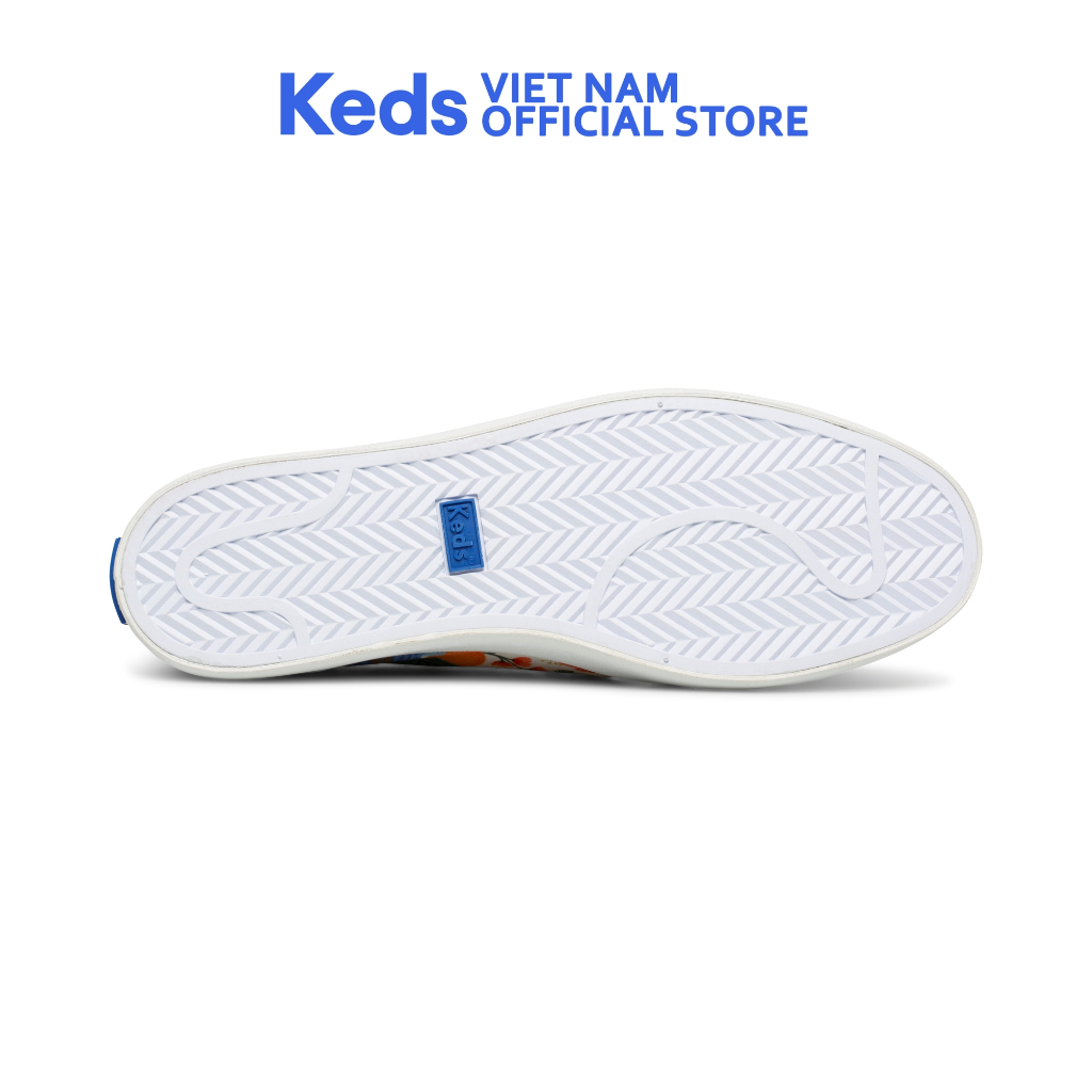 Giày Keds Nữ- Kickback Canvas White Multi- KD066087